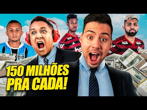 150 MILHÕES PARA CADA! QUEM MONTOU UM TIME MELHOR? Ft. FredVasquez