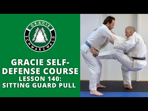BJJ Self-Defense Course | Lesson 140: Sitting Guard Pull
