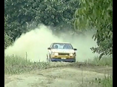 Kaposvár Rallye 1988 - rally és szerviz - Oroszlán Fivérek Toyota Corolla AE86 Hachi-roku Grouppe N