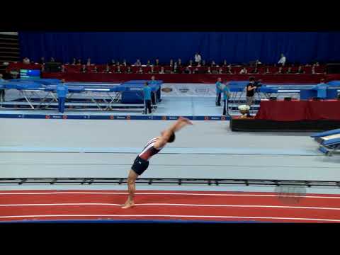 KRZYNEFSKI Brandon (USA) - 2017 Trampoline Worlds, Sofia (BUL) - Qualification Tumbling Routine 1