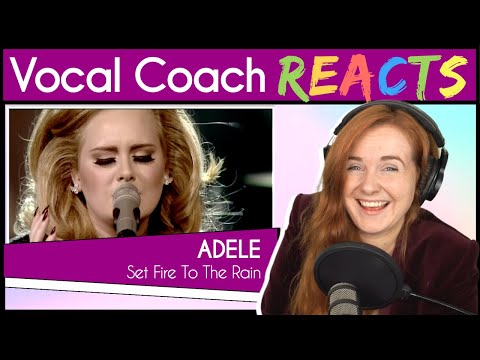 Vocal Coach reacts to Adele - Set Fire To The Rain (Live at The Royal Albert Hall)