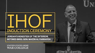 International Fellows Hall of Fame Induction | Mazin Al Fayarryeh | Oct. 15 2024 | Carlisle Barracks