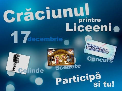Craciunul printre liceeni 2014
