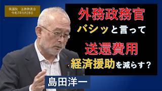 【ライブラリ 字幕】感動　島田洋一712人ギリ　2025/5/28　外務政務官バシッと言ってください　送還費用分は経済援助を減らす？　日本保守党　島田洋一　衆議院　法務委員会　思い出の第217回国会
