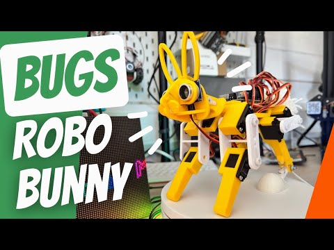 YouTube Thumbnail for Bugs, the RoboBunny, Create your own Robotic Easter Bunny