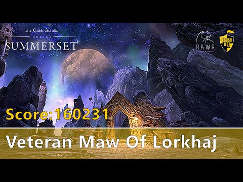 [ESO] Veteran Maw Of Lorkhaj Hardmode [ Score: 160231] Crash Test Raid by Rawr