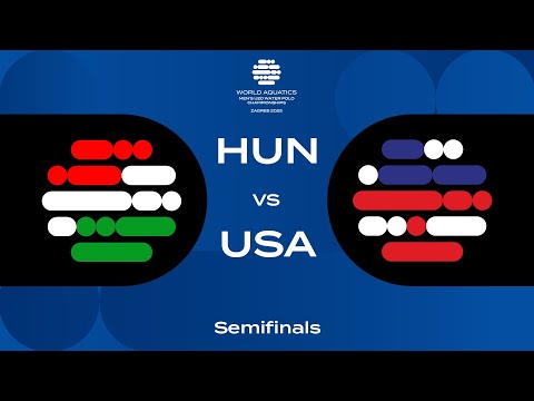 HUN vs USA | Thrilling U20 Men’s Water Polo Semifinal Showdown 2025