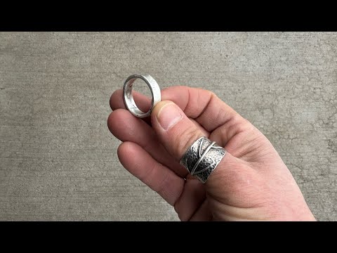 How to fabricate a ring band with recycled sterling silver