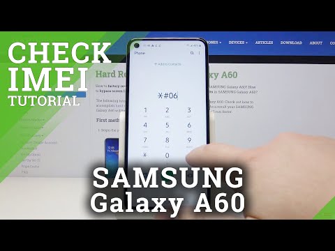 How to Locate IMEI Number in SAMSUNG Galaxy A60 – IMEI & Serial Number