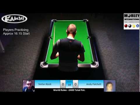 MoneyMatch - Stefan Risidi v Andy Patchett, English 8 Ball, World Rules.