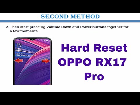 Hard Reset OPPO RX17 Pro