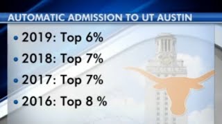 UT automatic admission rate moves to 6%