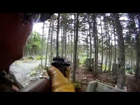 WWII Airsoft: Company HQ ICS M1 Garand POV video gameplay