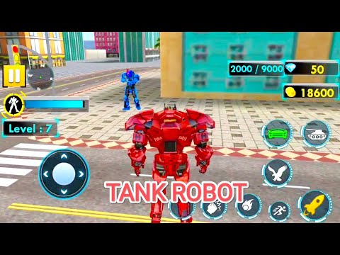 Police Tank Robot Games - Car Game Android Gameplay