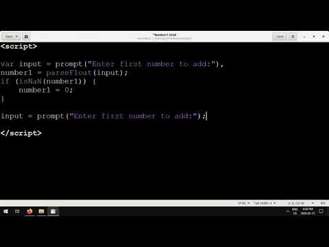 Learning Programming With Javascript 7 User Input Simple Calculator