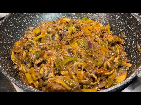 How to make MUSHROOM PEPPER FRY | TASTY & Delicious | Quick and Easy | Rinoza’s Recipes!