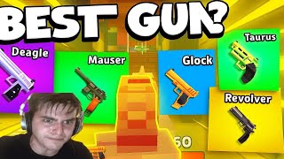 Trying all the PISTOLS in infection Mode !!!🧟🔫 POKI minefun io🔥#minefun #poki #roblox #memes #pov
