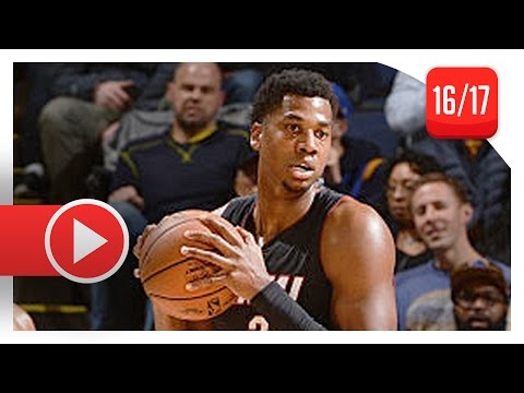 Hassan Whiteside Full Highlights vs Warriors (2017.01.10) - 28 Pts, 20 Reb, Dunkfest!