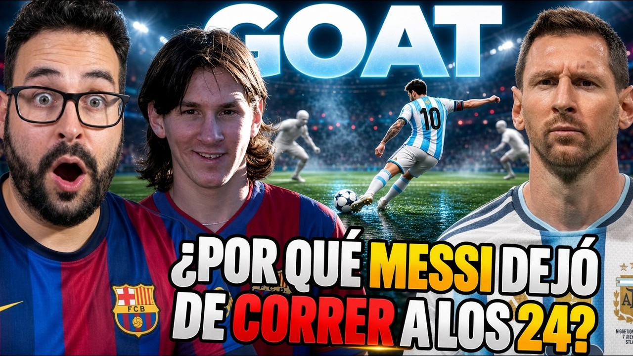 ¿POR QUÉ MESSI DEJÓ DE CORRER A LOS 24? 😳 | MI REACCIÓN