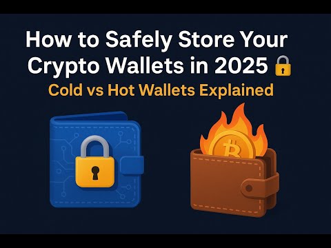 “How to Safely Store Your Crypto Wallets in 2025 🔒 | Cold vs Hot Wallets Explained”