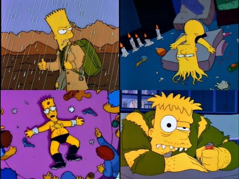 Bart's futures (from classic Simpsons seasons)