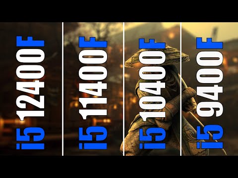 INTEL i5 9400F vs INTEL i5 10400F vs INTEL i5 11400F vs INTEL i5 12400F ||  PC GAMES TEST ||