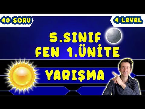 5. Sınıf Fen Bilimleri 1. Ünite Testi