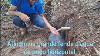 atingimos o aquífero na perfuração 😱