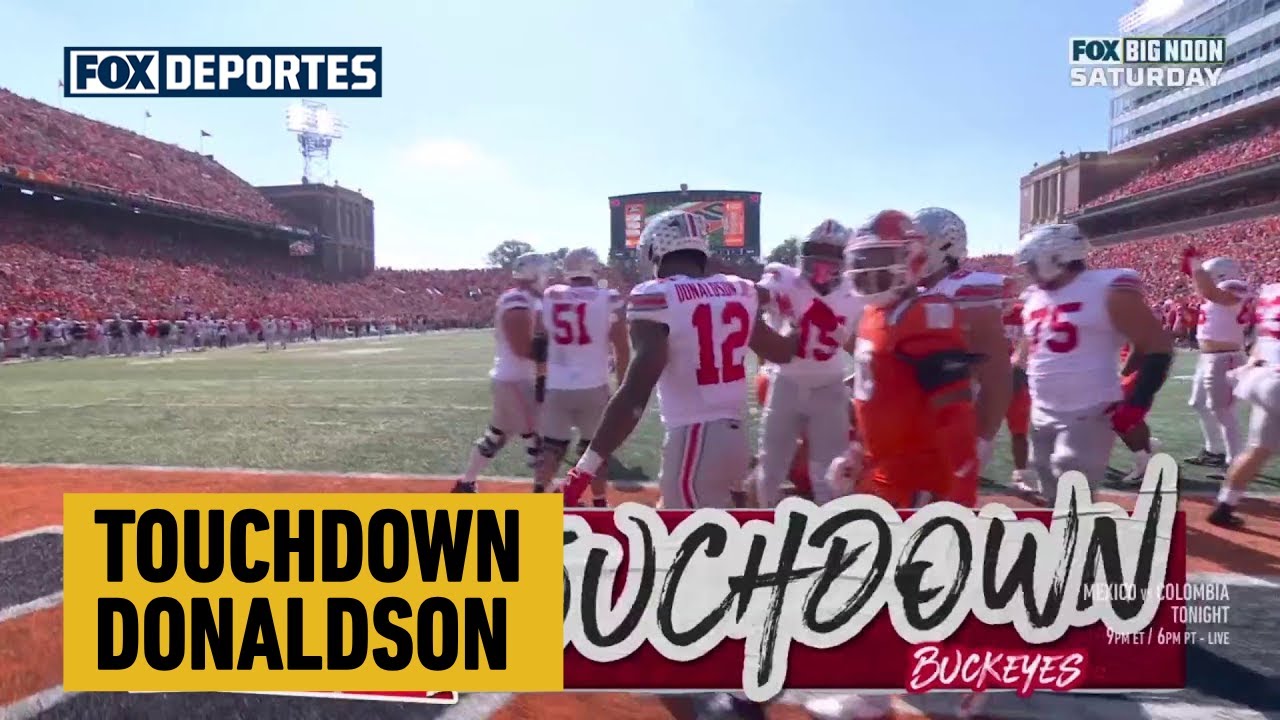 😎🏈 TOUCHDOWN DONALDSON. | Ohio State 10-0 Illinois Fighting Illini | CFB 2025