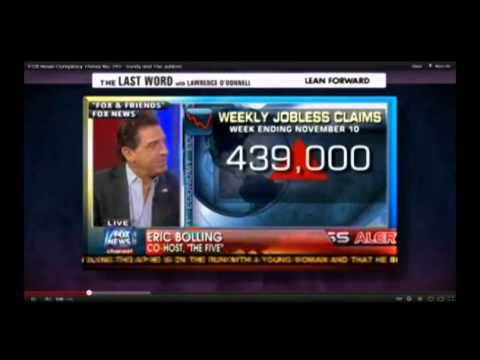 Fox News Conspiracy Theory on Hurricane Sandy & Jobs