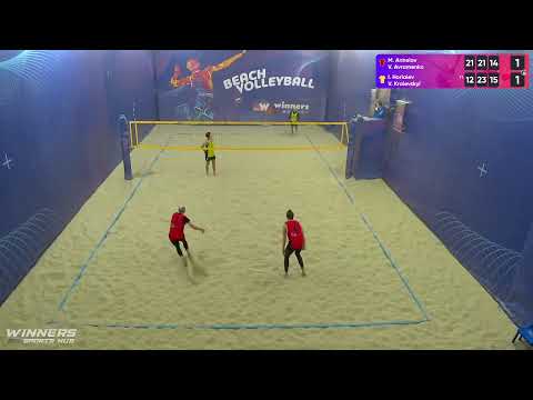 08:45 M. Anhelov / V. Avramenko - I. Horiaiev / V. Kraievskyi 21.02.2023 | Winners Beach Volleyball