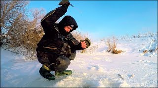 Окунь на безмотылку в глухозимье