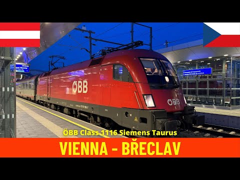 Cab Ride Vienna - Břeclav  (Northern Railway - Austria, Czech Republic) train driver's view 4K