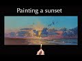 Painting a sunset