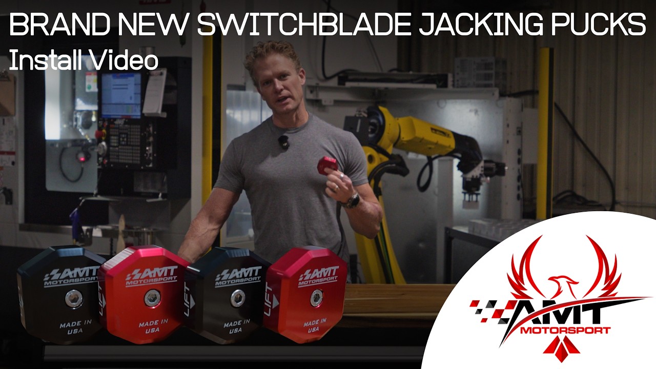 AMT Motorsport Switchblade Jacking Puck overview and installation video