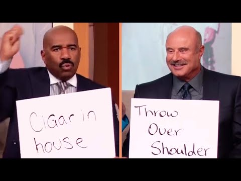 Steve Harvey & Dr. Phil Test Their Marriage Skills! II STEVE HARVEY