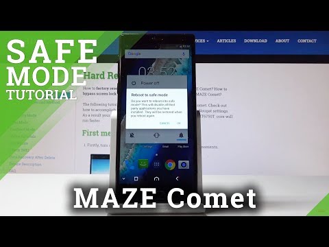How to Boot into Safe Mode in Maze Comet - Open / Quit Safe Mode