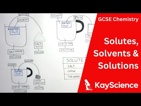 GCSE Chemistry - Solutes, Solvents & Solutions