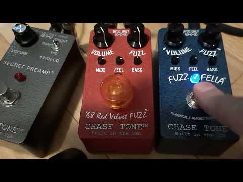 Chasetone 68 red velvet fuzz vs fuzz fella