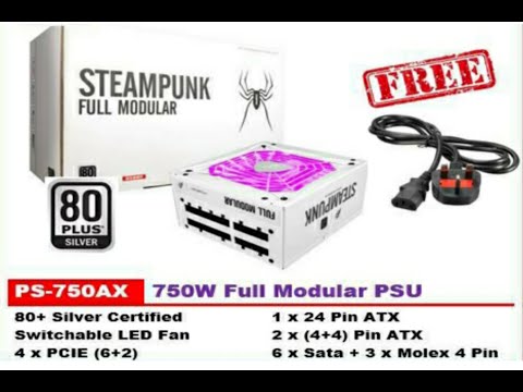 1STPLAYER PS-750AX STEAMPUNK 750W White 1STPLAYER PS-750AX STEAMPUNK 750W White