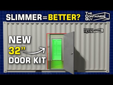 How To Install A Door On A Shipping Container: DIY Kit