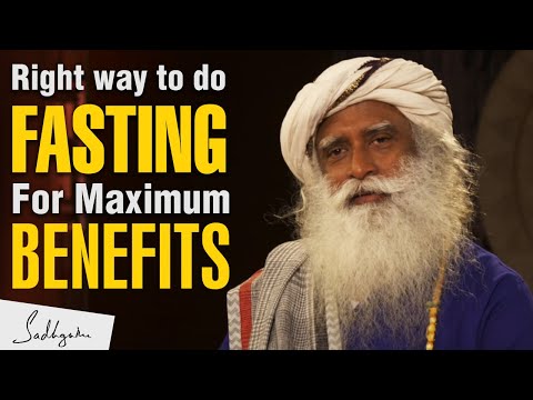 Right way to do Fasting For Maximum Benefits | Sadhguru | Shemaroo Spiritual Life