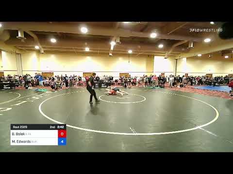 127 Lbs Round Of 16 - Bella Bolek, X-Factor Elite Wrestling Vs Morgan Edwards, Blairstown Wrestlin