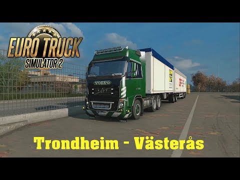 ETS2 1.28 ProMods 2.20 Volvo FH16 Trondheim - Västeras