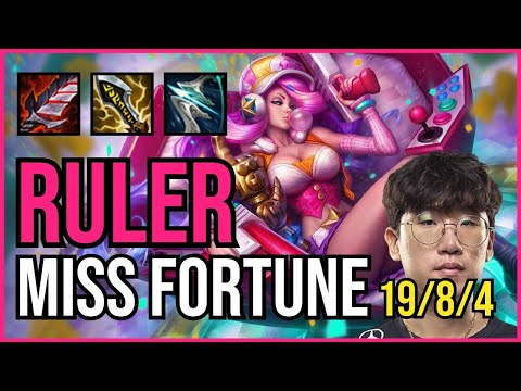 RULER - MISS FORTUNE vs. JHIN ADC | KR MASTER | PATCH 11.1