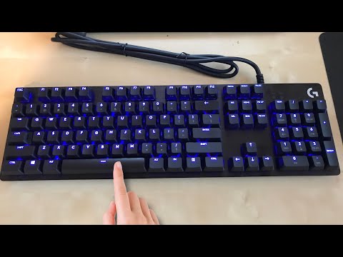 Logitech G512 Sound Test🔹(GX Blue Switches)