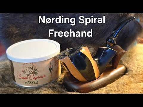 Reviewing my Erik Nørding Sprial Freehand with Cornell and Diehl Warped: St. Espresso 
