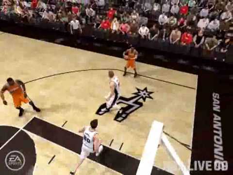 nba live 09 xbox 360 dunk contest