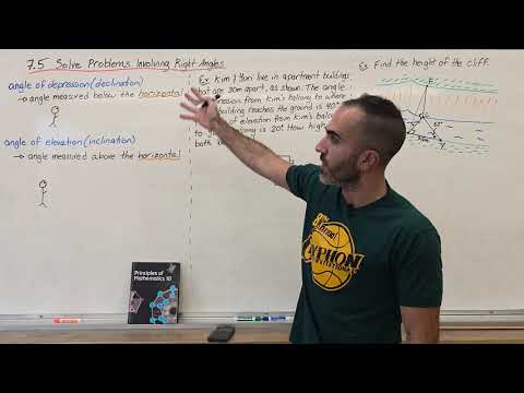 7.5 Solve Problems Involving Right Angles (Grade 10 Academic, MPM2D)