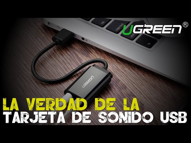 Vídeo relacionado con UGREEN Tarjeta de Sonido USB Externa Soporta Auriculares y Micrófono